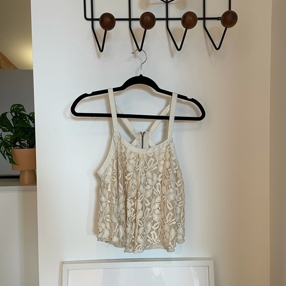 Cropped Free People lace tank - Picture 2 of 5